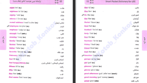 دانلود کتاب واژه نامه جیبی هوشمند کنکور شهاب اناری