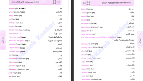 دانلود کتاب واژه نامه جیبی هوشمند کنکور شهاب اناری