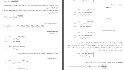 دانلود جزوه تئوری حسابداری PDF